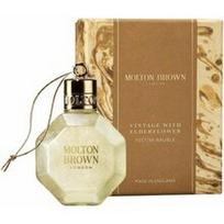 Molton Brown Vintage šeivamedžio šventinis burbulas voniai ir dušui, 30 ml