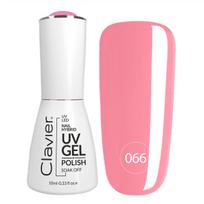 Gelinis nagų lakas Clavier Luxury 066 Fizzy Pink Love ilgai išliekanti hibridinė formulė