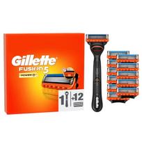 Gillette Fusion5 Power Skustuvas Vyrams + 12 Skutimosi Galvučių