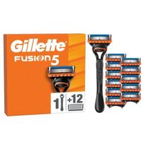 Gillette Fusion5 Skustuvas Vyrams + 12 Skutimosi Galvučių