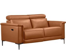 Dvivietė sofa reglaineris Loft24 Lund, ruda