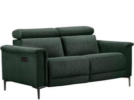 Dvivietė sofa reglaineris Loft24 Lund, žalia