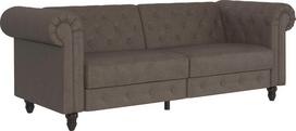 Dvivietė sofa-lova Dorel Home Felix, ruda