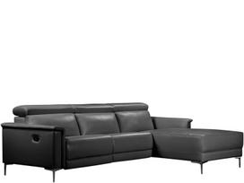 Sofa reglaineris Loft24 Lund, juoda