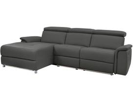 Trivietė sofa Loft Pareli, juoda