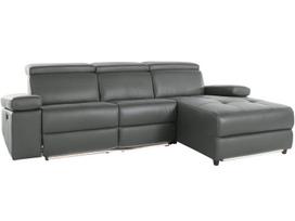 Trivietė sofa Loft Rayland, pilka