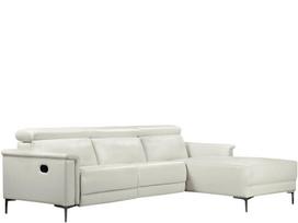 Trivietė sofa reglaineris Loft24 Lund, smėlio spalvos