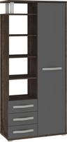 Spinta Meblocross Angel ANG-01, MDF lentynos, ruda