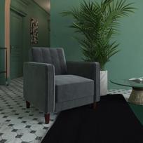 Fotelis Dorel Home Pin Tufted, pilkas