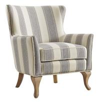 Fotelis Reva Accent, pilkas/baltas