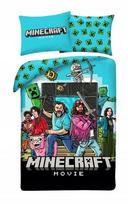 Halantex vaikiškas mikropluošto patalynės komplektas Minecraft MNM-009BL, 140x200, 2 dalių