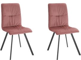 2-jų kėdžių komplektas Notio Living Kelis, rožinis