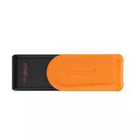 KINGSTON 256GB Portable USB 3.2 Gen 1 DataTraveler Exodia S pendrive (Black/Orange)