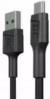 GREEN CELL GC PowerStream Ultra Charge data transfer and charging cable | USB-A to Micro USB | 0.3m