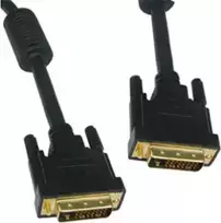 Brackton Kabelis DVI-D - DVI-D 2K 60Hz 1mDVI-D Cable - DVI-D 2K 60Hz 1m
