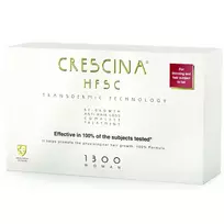 Labo Crescina Transdermic HFSC 1300, For Growth Stimulation, Ampoule Treatment Serum, For Scalp, For Women, 10 + 10 pcs, 3.5 ml
