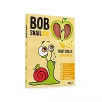 Bob Snail Apple and pear rolls, 60g