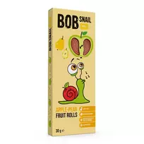 Bob Snail Apple and pear rolls, 30g