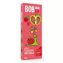 Bob Snail Apple and strawberry rolls, 30g