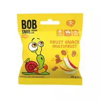 Bob Snail Assorted fruit snack, 20g