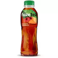 Fuze Tea Peach and Hibiscus flavored, still beverage, PET, 1.5 l