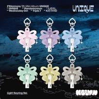 P1Harmony 9-asis mini albumas [UNIQUE] Šviečiantis raktų pakabukas Ver. (Pasirinkite narį) P1Harmony Light Keyring Ver. - SOUL white