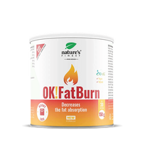 NATURE'S FINEST OK!FATBURN Riebalų deginimo mišinys su ID-alG™, vitaminu C, L-karnitinu ir L-tirozinu