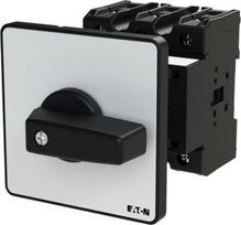 On-Off switch, P3, 63A, 3P, with black thumb grip and front plate, P3-63/Z 050591 | 4015080505914