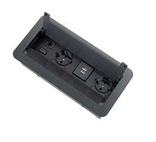 Ilgiklis montuojamas balde INBOX 2x Schuko, 1x USB A 1x USB-C HDMI, RJ45 su 3m ilgio laidu