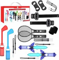 JYS Set 12x Accessories Handles Sport Nintendo Switch / Oled / NS241