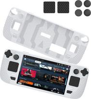 JYS Case Case Etui + Button Rubber Shields For Steam Deck / White / Jys-sd011