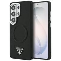 Guess Embossed Ring Triangle Logo MagSafe Case for Samsung Galaxy S26 Ultra - Black