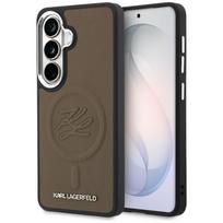 Karl Lagerfeld Embossed Ring Initials MagSafe Case for Samsung Galaxy S26+ - Brown