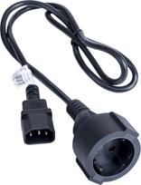 Power cable Akyga AKYGA Power adapter AK-PC-13A CCA CEE 7/3 / IEC C14 1 m