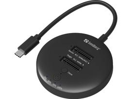 Sandberg 136-72 USB 3,2 Cloner Dock for NVMe M.2 SSD