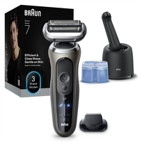 Barzdaskutė BRAUN Series 7, 72-C7200cc, juoda/auksas
