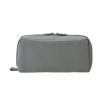 MUJI poliesterio priedų dėklas, maždaug 20 cm pločio x 9 cm aukščio x 6 cm gylio, pilkas, 44303795 pilka spalva