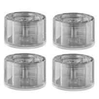 4Pcs Anti Slip Washing Machine Foot Pad Furniture Dampers Stand  Washing Machine Refrigerator skaidri pilka spalva