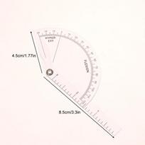 1PCS PVC Medical Finger Goniometer Plastic 180° Angle Protractor, Professional Finger Measuring Tool