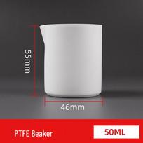 PTFE Lab Beaker 50ml spalva/2 vnt. spalva