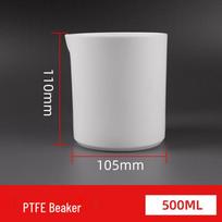 PTFE laboratorinis grafinas, 500 ml 500ml spalva