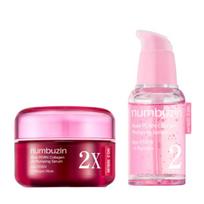 NUMBUZIN / Nr. 2 Rožių PDRN Kolageno Stangrinantis Serumas 30ml + Serumas 2X 30ml Rinkinys / Liftingas & Švytėjimas / Pagaminta Korėjoje