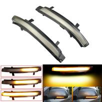 2 VNT. Skoda Octavia 2009-2013 SUPERB 2008-2014 Dinaminis LED Posūkio Signalo Indikatorius Veidrodėlio Mirksėjimo Šviesa Sekvencinė Lempa