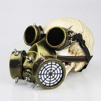 „Steampunk“ dujų kaukė „Cosplay“ rekvizitai Gothic Anti-Fog Haze vyrų ir moterų kaukė bronza