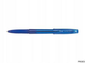 Pilot Super Grip 0,7mm mėlynas tepalinis rašiklis su dangteliu