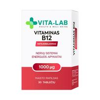 VITA-LAB Vitaminas B12 1000 µg 30 tablečių