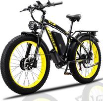Elektrinis dviratis KETELES 26  1000Wx2 Variklis Visureigis Ebike 48V 23AH 21 Pavara Apkrova 150Kg Didžiausias greitis 50Km/h K800 mėlyna