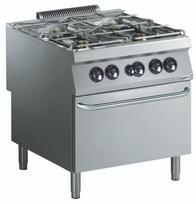 PRO 900 GAS RANGE 4 BU. WITH GAS OVEN