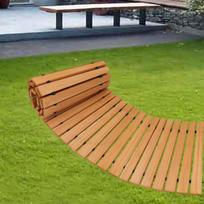 Wooden Garden Pathway Straight Portable Patio Path for Outdoor Wedding Yard