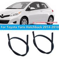 755520D082 755510D132 Kairė+Dešinė Toyota Yaris Hečbekui 2014-2018 Automobilio Šoninės Stogo Lietvamzdžio Apdailos Guminės Formavimo Sandarinimo Juostelės 157cm